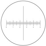 National 965-160: Eyepiece Reticle, 10mm/100Div. 19mm